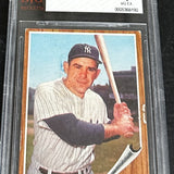 1962 Topps #360 Yogi Berra Beckett graded 4