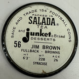 1962 Salada #56 Jim Brown Nr Mint