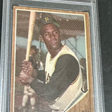 1962 Topps #10 Roberto Clemente PSA 4