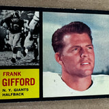 1962 Topps #104 Frank Gifford Ex+
