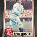 1962 Topps #139 Babe Ruth Hits 60 Ex/Mint