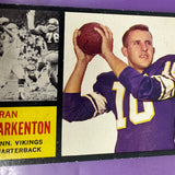 1962 Topps #90 Fran Tarkenton rookie Ex/Mint