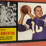 1962 Topps #90 Fran Tarkenton Ex+