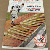 1962 World Series Program Yankees vs. Giants Ex/Mint w/ 20 Auto's