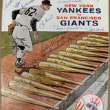 1962 World Series Program Yankees vs. Giants Ex/Mint w/ 20 Auto's
