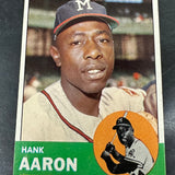 1963 Topps #390 Hank Aaron Ex+