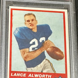 1963 Fleer #72 Lance Alworth rookie PSA 7