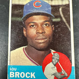 1963 Topps #472 Lou Brock SP Fair