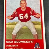 1963 Fleer #10 Nick Buoniconti rookie Ex/Mint