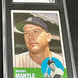 1963 Topps #200 Mickey Mantle SGC 4