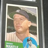 1963 Topps #200 MIckey Mantle SGC 4