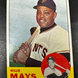 1963 Topps #390 Willie Mays Ex
