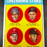 1963 Topps #553 Willie Stargell rookie Ex+
