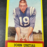 1963 Topps #1 Johnny Unitas VG