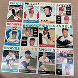1964 Topps Uncut Sheet Panel of 12 Cards Phil Niekro Rookie