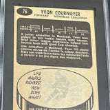 1965 Topps #76 Yvon Cournoyer rookie SGC 3 Nicer