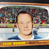 1966 Topps #12 John Bower Ex/Mint