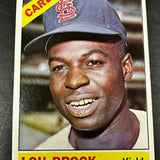 1966 Topps #125 Lou Brock Ex+ to Ex/Mint