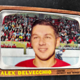 1966 Topps # 102 Alex Delvecchio Ex/Mint