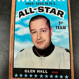 1966 Topps #126 Glen Hall All Star Ex+