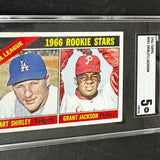 1966 Topps #591 Grant Jackson rookie SGC 5