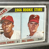 1966 Topps #254 Fergie Jenkins rookie PSA 8