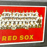 1967 Topps #604 Red Sox Team Card SGC 6