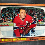 1966 Topps #8 Henri Richard Ex+
