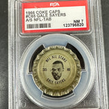 19666 Coke Caps #C65 Gale Sayers TAB PSA 7
