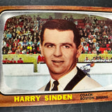 1966 Topps #31 Harry Sinden Ex+