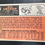 1966 Topps #91 Bob Uecker Ex No Trade Variation