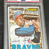 1967 Topps #250 Hank Aaron PSA 3