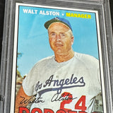 1967 Topps #294 Walt Alston PSA 9