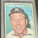 1967 Topps #150 Mickey Mantle PSA 3