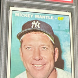 1967 Topps #150 Mickey Mantle PSA 4