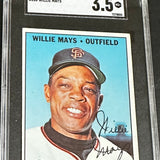 1967 Topps #200 Willie Mays SGC 3.5