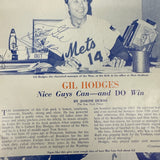 1969 NY Mets World Series Program w 21 autographs