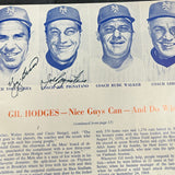 1969 NY Mets World Series Program w 21 autographs