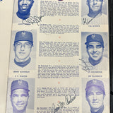 1969 NY Mets World Series Program w 21 autographs