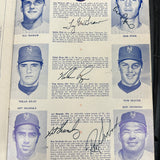 1969 NY Mets World Series Program w 21 autographs