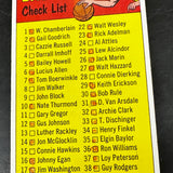1969 Topps #99 Checklist Marked Clean