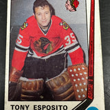 1969 Opeechee #138 Tony Esposito rookie VG