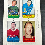 1969 Opeechee 4 in 1 Bobby Hull Ex to Ex+
