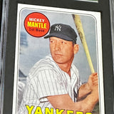 1969 Topps #500 Mickey Mantle SGC 5