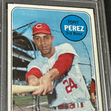 1969 Topps #295 Tony Perez PSA 8