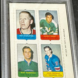 1969 Opeechee 4 in 1 Jean Ratelle PSA 7