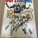 1969 Super Bowl Program Jets vs. Colts Signed by Joe Namath, Don Maynard Clean!