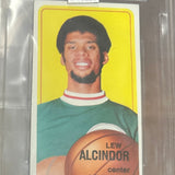 1970 Topps #75 Lew Alcindor Beckett 5.5