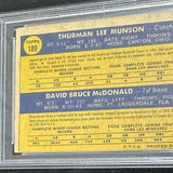 1970 O-PEE-CHEE #189 THURMAN MUNSON ROOKIE PSA 3