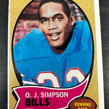 1970 Topps #90 O.J. Simpson rookie VG/EX